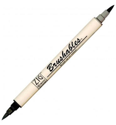 Caneta Brushables Ponta Dupla Kuretake Black
