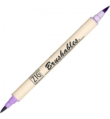 Caneta Brushables Ponta Dupla Kuretake Hyacinth 