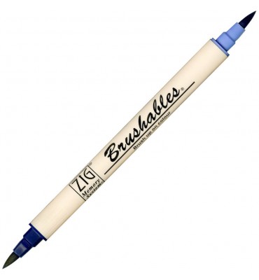 Caneta Brushables Ponta Dupla Kuretake Navy 