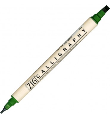 Caneta Caligrafia Artística Zig 044 Evergreen Kuretake