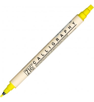 Caneta Caligrafia Artística Zig 050 Yellow Kuretake