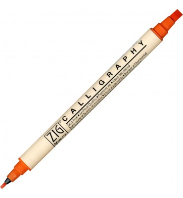 Caneta Caligrafia Artística Zig 070 Orange Kuretake