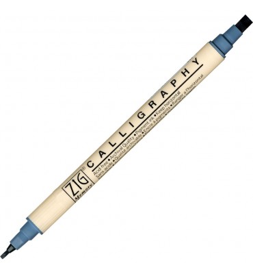 Caneta Caligrafia Artística Zig 092 Steel Gray Kuretake