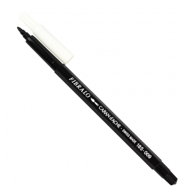 Caneta Aquarelável Caran d'Ache Fibralo Preto