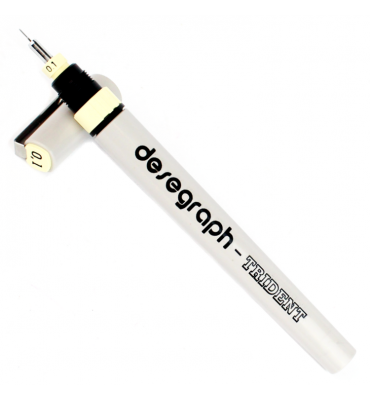 Caneta Nanquim Recarregável Trident Desegraph 0.1mm