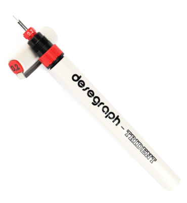 Caneta Nanquim Recarregável Trident Desegraph 0.2mm