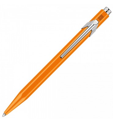 Caneta Caran d'Ache Popline Esferográfica 849 Laranja