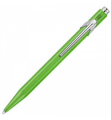 Caneta Caran d'Ache Esferográfica Popline 849 Fluo Verde