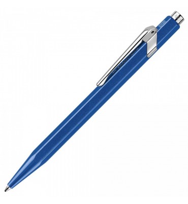 Caneta Caran d'Ache Esferográfica Popline 849 Metal Azul
