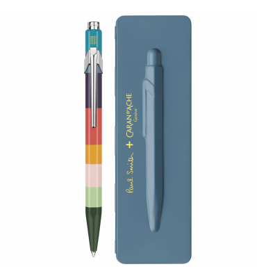 Caneta Caran d'Ache Esferográfica 849 Paul Smith Petrol Blue