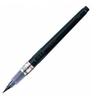 Caneta Fude Pen Kuretake Média Preta No. 22
