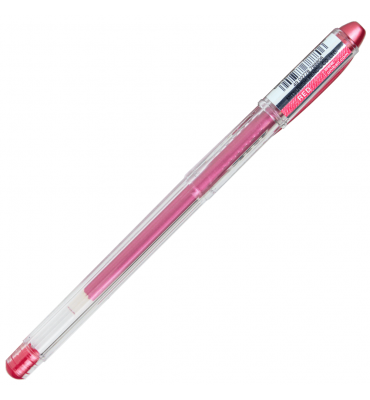 Caneta Gel Metálica Uni Ball Vermelha Signo Noble Metal
