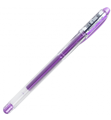 Caneta Gel Metálica Uni Ball Violeta Signo Noble Metal