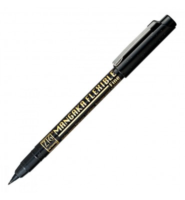 Caneta Nanquim Mangaka Flex Fina Kuretake