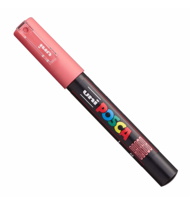 Caneta Posca Uni Ball PC-1MC Rosa Coral
