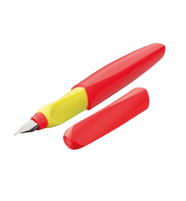 Caneta Tinteiro Pelikan Twist Neon Coral