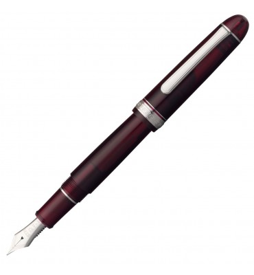 Caneta Tinteiro Platinum Century 3776 Bourgogne Pena de Ouro 14K Média 