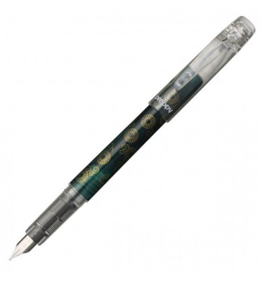 Caneta Tinteiro Platinum Preppy Maki-e F 0.3mm Kiku Karakusa
