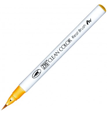 Caneta Zig Clean Color Real Brush Kuretake 504 Cadmium Yellow 