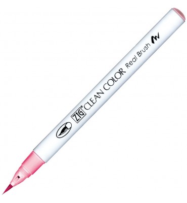 Caneta Zig Clean Color Real Brush Kuretake 214 Cyclamem Pink