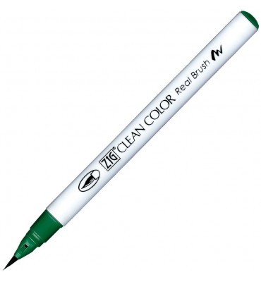Caneta Zig Clean Color Real Brush Kuretake 414 Forest Green