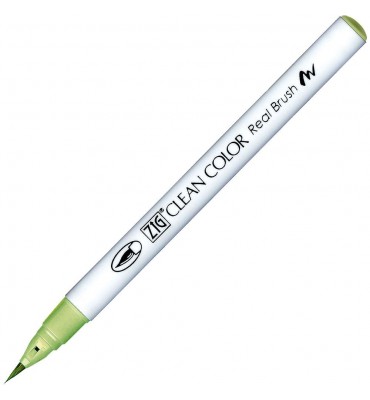 Caneta Zig Clean Color Real Brush Kuretake 407 Grass Green 