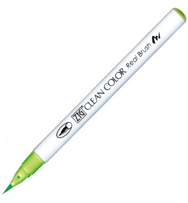 Caneta Zig Clean Color Real Brush Kuretake 409 Lime Green 