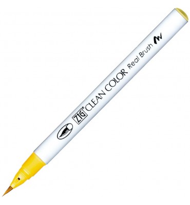 Caneta Zig Clean Color Real Brush Kuretake 502 Mimosa