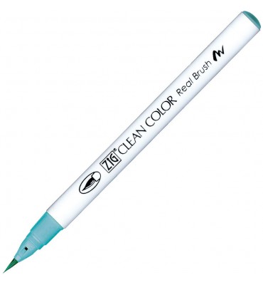 Caneta Zig Clean Color Real Brush Kuretake 416 Sea Green