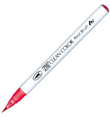 Caneta Zig Clean Color Real Brush Kuretake 210 Strawberry Red