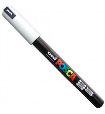 Caneta Posca Uni Ball PC-1MR Branco
