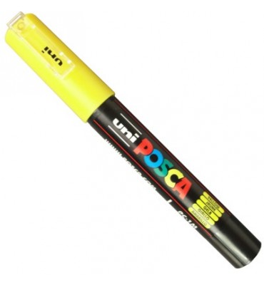 Caneta Posca Uni Ball PC-1MC Amarelo