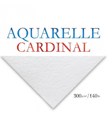 Papel Para Aquarela Cardinal Branco 50x65cm 300g/m²