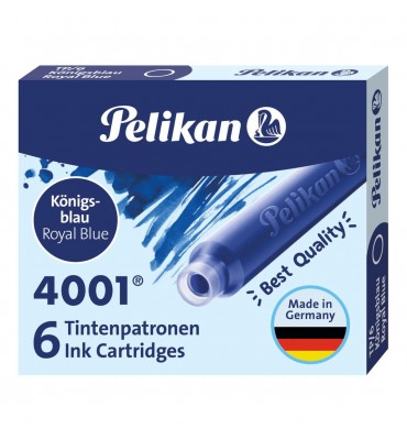 Cartucho Para Caneta Tinteiro Pelikan TP/6 Azul Royal