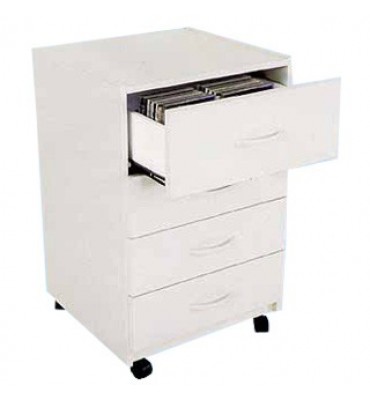 Carrinho Auxiliar Trident Gaveta Porta CD