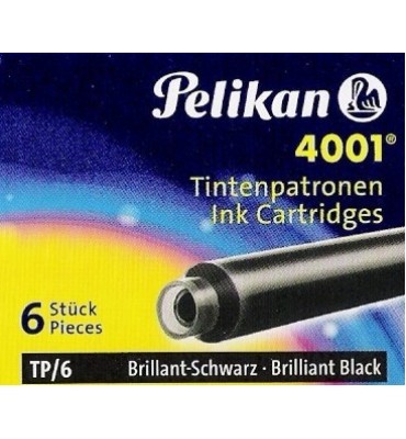 Cartucho Para Caneta Tinteiro Pelikan TP/6 Preto