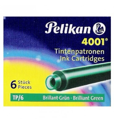 Cartucho Para Caneta Tinteiro Pelikan TP/6 Verde