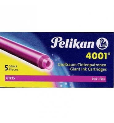 Cartucho Para Caneta Tinteiro Pelikan GTP/5 Pink