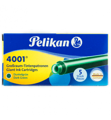 Cartucho Para Caneta Tinteiro Pelikan GTP/5 Verde Escuro