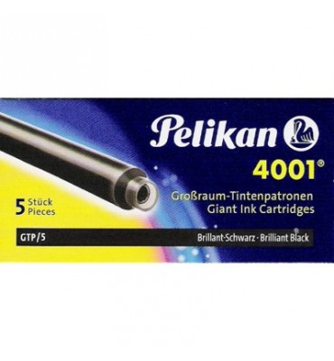 Cartucho Para Caneta Tinteiro Pelikan GTP/5 Preto