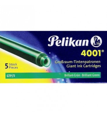 Cartucho Para Caneta Tinteiro Pelikan GTP/5 Verde