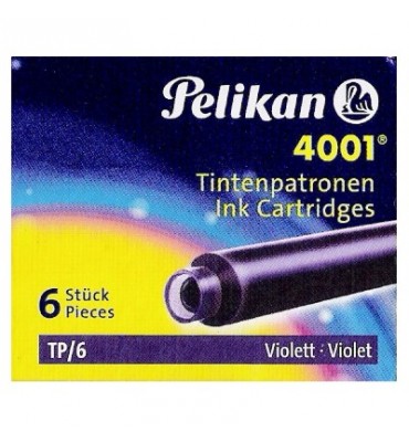 Cartucho Para Caneta Tinteiro Pelikan TP/6 Violeta