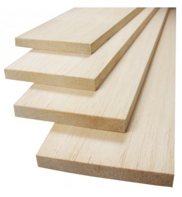 Chapa Balsa Equatoriana 04x100x930mm
