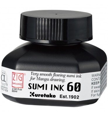 Tinta Sumi Ink Zig 60ml Kuretake