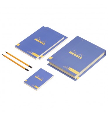 Conjunto The Essential Color Box Rhodia Blue