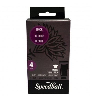 Kit Tinta Xilogravura Para Tecido Speedball 04 Cores