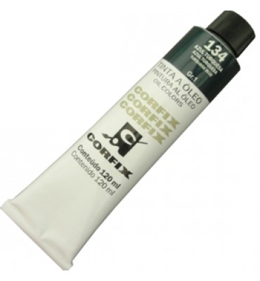 Tinta a Óleo Corfix 120ml 134 Azul Turquesa G1