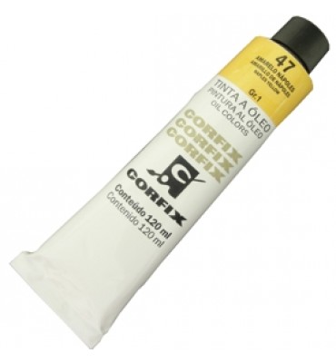 Tinta a Óleo Corfix 120ml 047 Amarelo Nápoles G1