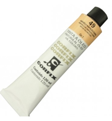 Tinta a Óleo Corfix 120ml 049 Amarelo Nápoles Carne G1