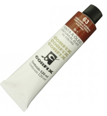 Tinta a Óleo Corfix 120ml 063 Terra Siena Queimada G1